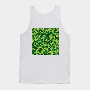 Camouflage Lime Green Tank Top